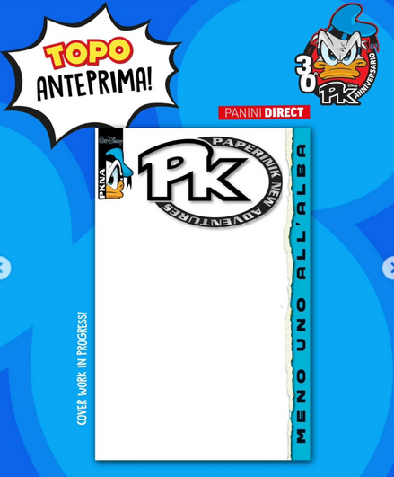 Pk - Meno Uno All'Alba - 4 Versioni - Paperinik Anniversario dei 30 anni di Pikappa PK30
