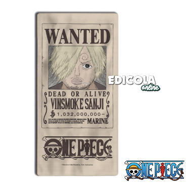 One Piece - Serviette de plage officielle "Wanted Luffy"