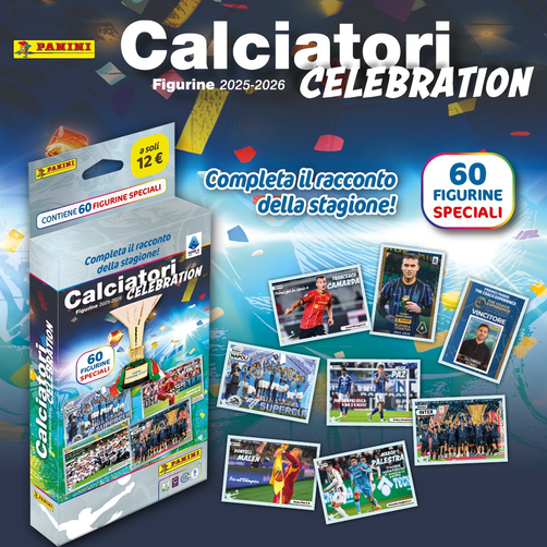 Set Calciatori 2025-2026 - Celebration Set Panini (60 figurine)