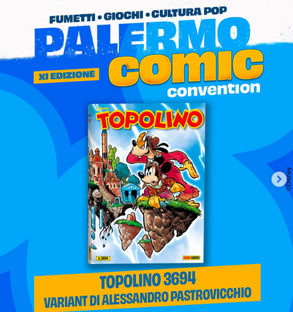 Fumetto Topolino n. 3694 - Libretto Speciale Variant Palermo comics 2026
