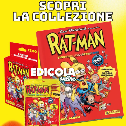 Set Album e/o Bustine di Figurine Sticker RAT-MAN Ratman