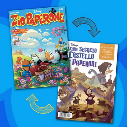 Lot de 3 marque-pages magnétiques + BD Mickey Mouse 3622 + BD Oncle Picsou 82 
