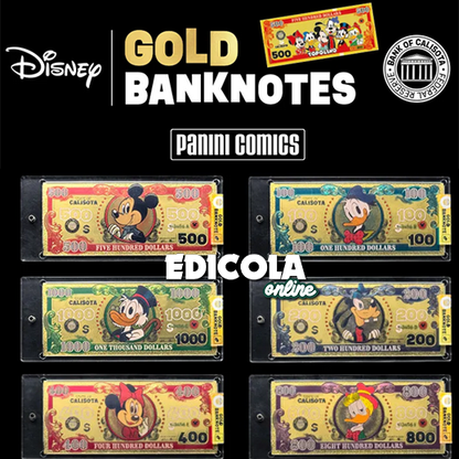 Billets de banque Disney en or à l'effigie de Mickey Mouse ! - Billets à collectionner