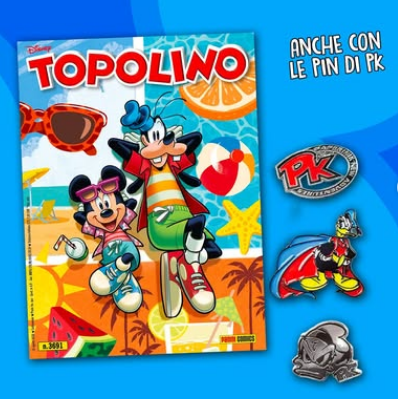 Set of 3 Magnetic Bookmarks + Mickey Mouse Comic 3622 + Uncle Scrooge Comic 82 