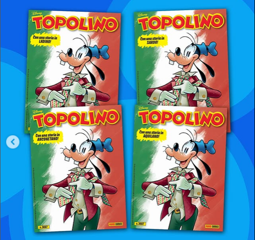 [2nd Pre-order] MICKEY MOUSE comic booklet n. 3608 - January 17th National Dialect Day!