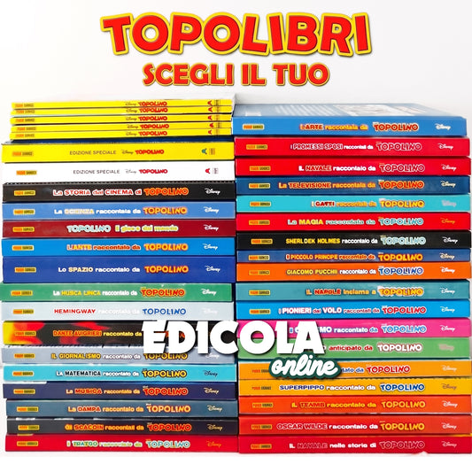 Collezione Topolibri Disney - Scegli il Tuo Topolibro - Fumetti Disney da Collezione - Topolino