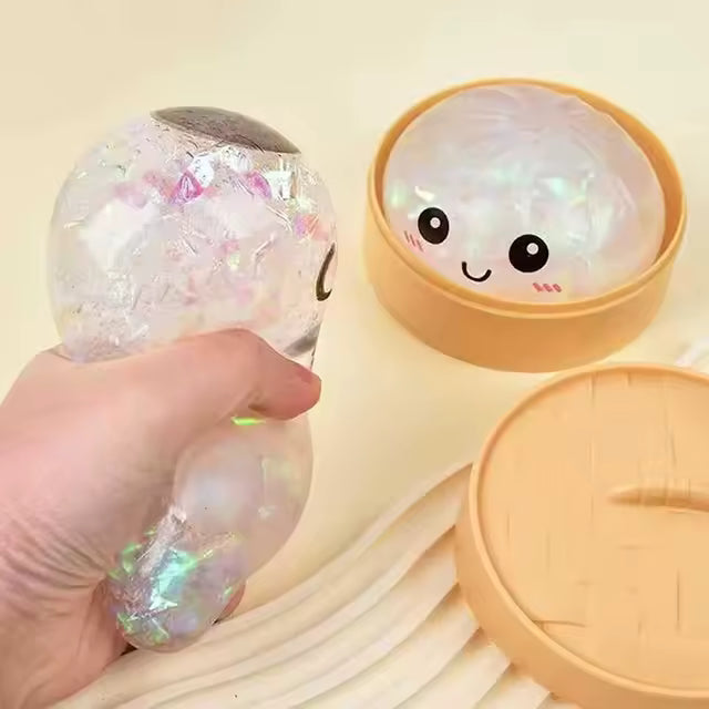 Squisky DUMPLING Mystery (Maxi 9,5cm) TIK TOK VIRALE ( Ravioli Gnocchi Bao Antistress)