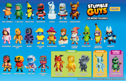 Choisissez les personnages STUMBLE GUYS mini figurines série 4, collection de figurines d'action 3D