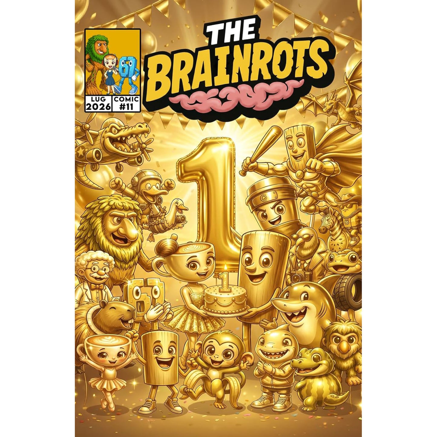 Fumetto The Brainrots n. 11 (Luglio 2026) - 3 Cover disponibili