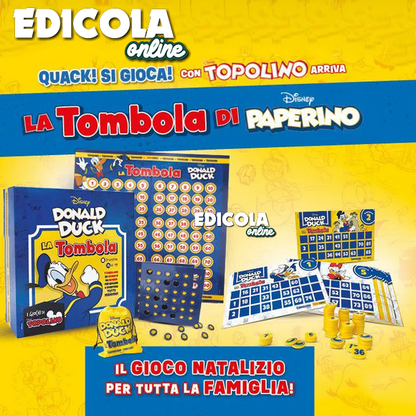 Set Completo 2/2 - Tombola di Paperino Donald Duck 90 + fumetti di Topolino 3600 + 3601
