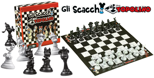Set Completo 3/3 Gli Scacchi di Topolino con fumetti