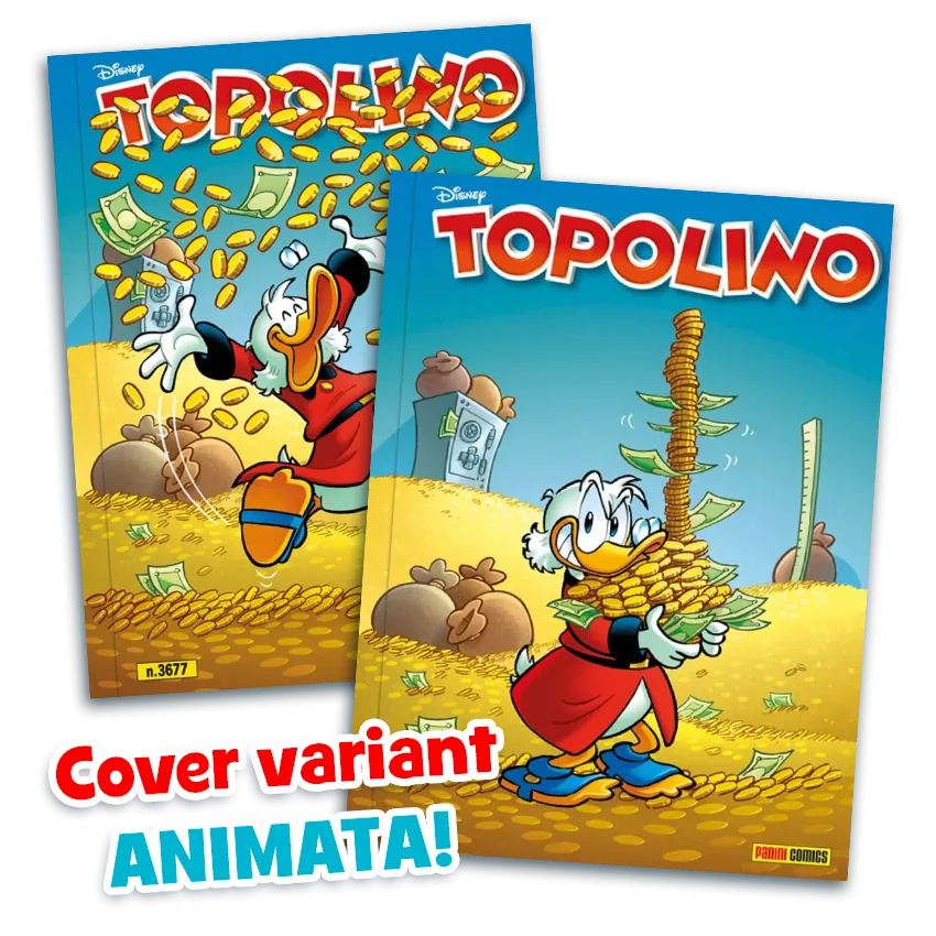 Topolino libretto n. 3677 Variant Cover Effetto Lenticolare Edizione Speciale SalTo26 Salone del Libro Torino 2026