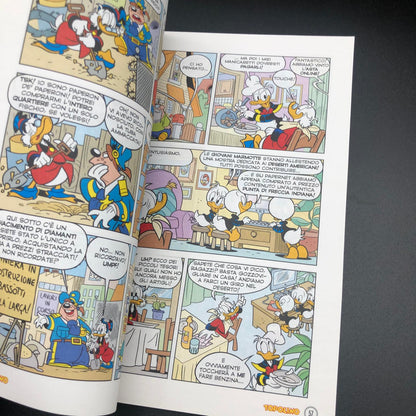 Mickey Mouse a épinglé le numéro de bande dessinée n. 1 RÉIMPRESSION Collector 60lire Vintage Rare