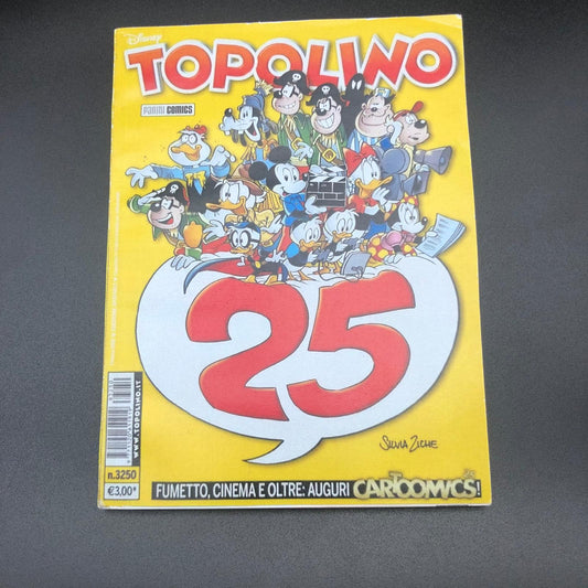 Mickey Mouse a épinglé le numéro de bande dessinée n. 1 RÉIMPRESSION Collector 60lire Vintage Rare