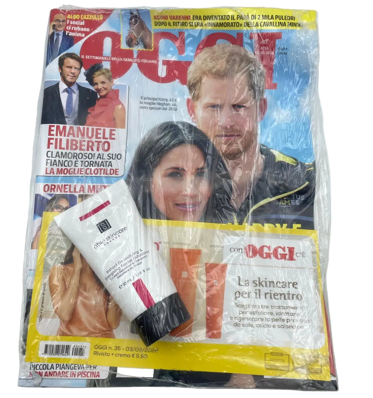 Rivista Oggi con Gadget ABLE SKINCARE