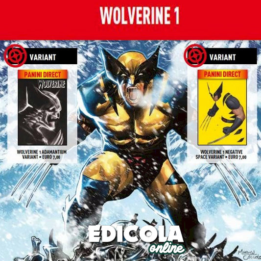 Wolverine 1 (456) - Cover Adamantium Variant e/o Negative Space Variant