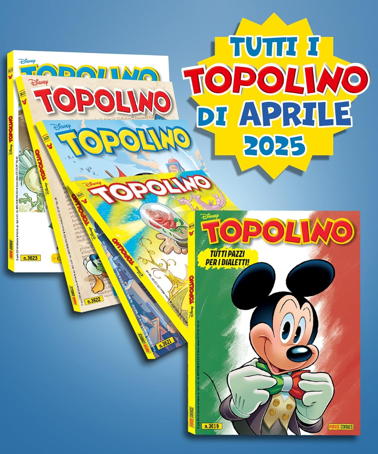 Set fumetti TOPOLINO - Pack Aprile 2025