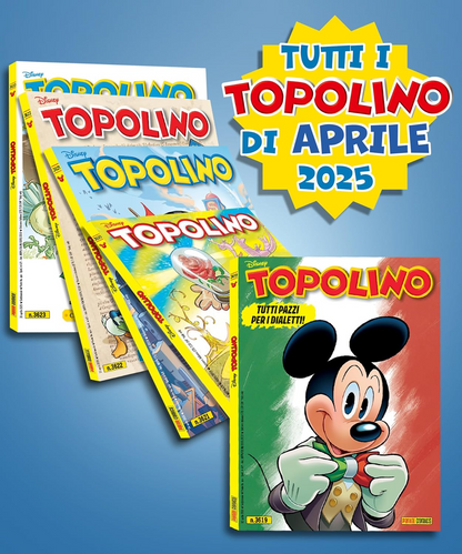 Set fumetti TOPOLINO - Pack Aprile 2025