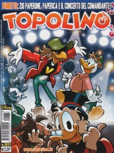 Topolino libretto n. 2833 (Copertina e Storia con Vasco Rossi)
