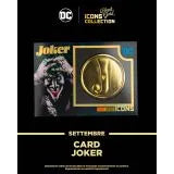 DC Icons Black Gold - Card 3D Metallica Esclusiva