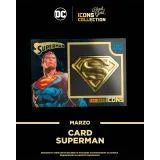 DC Icons Black Gold - Card 3D Metallica Esclusiva