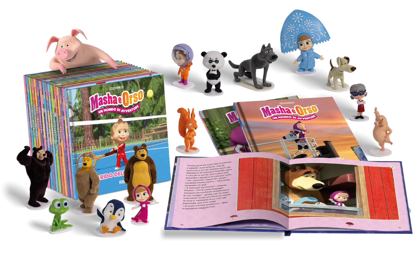 Collezione Action Figure 3D MASHA e ORSO (RBA 2025)