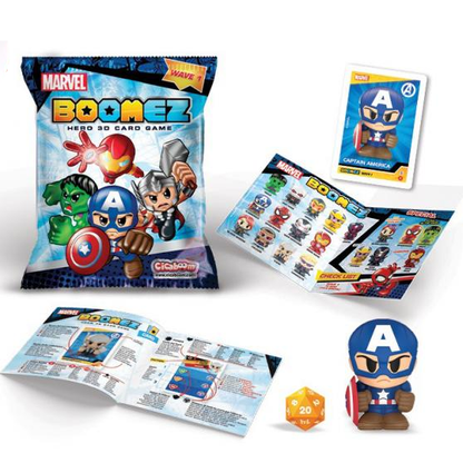 Busta a Sorpresa di BOOMEZ Marvel Wave 1 - Bustina Hero 3D Card Game