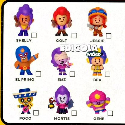 BRAWL STARS mini figurines série 2 figurines d'action personnages 3D (2024)