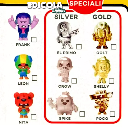 BRAWL STARS mini figurines série 2 figurines d'action personnages 3D (2024)