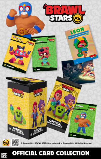 BRAWL STARS Kartenalbum und/oder Set mit versiegelten Paketen – Serie 2 (2024)