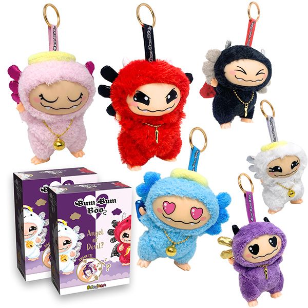 Peluche BUM BUM BOO Angel o Devil per borsetta zaino chiavi
