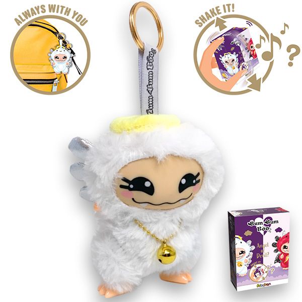 Peluche BUM BUM BOO Angel o Devil per borsetta zaino chiavi