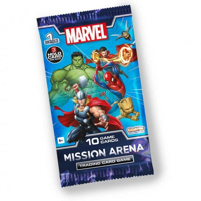 Pack de 10 cartes scellé Marvel Mission Arena TCG (1ère édition)