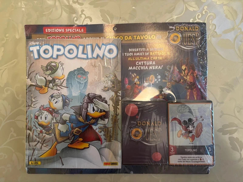 Topolino n. 3351 e 3352 con gioco da tavolo di Donald Quest Board Game - Blisterati