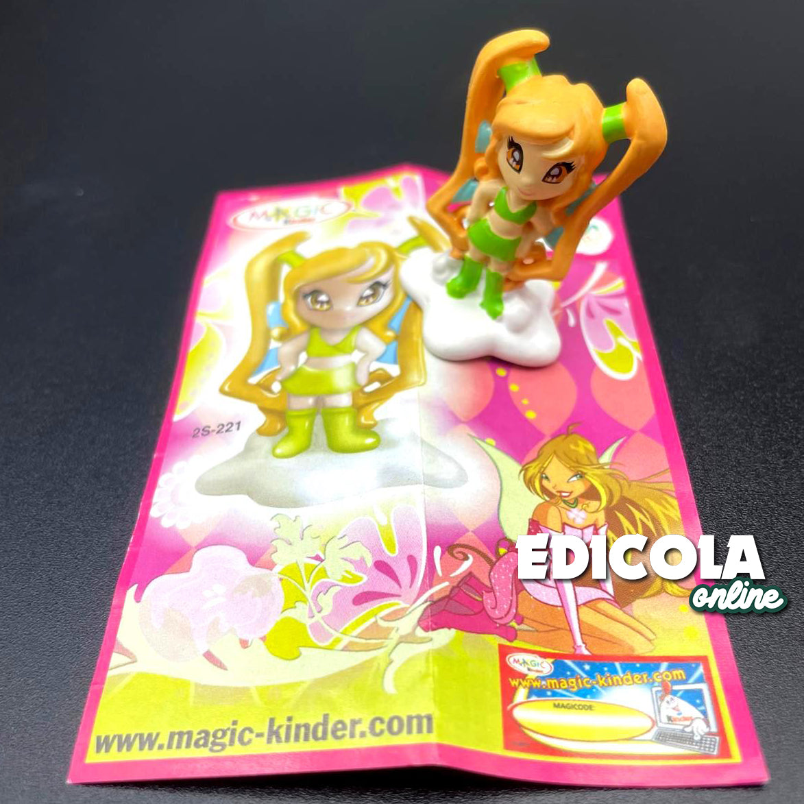 Kinder sorpresa WINX PIKIE serie Pop Pixie (2007) kit completo