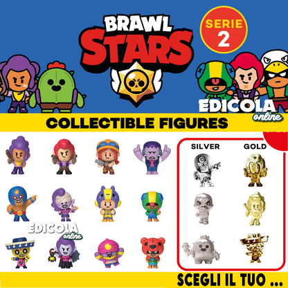 BRAWL STARS mini figurines série 2 figurines d'action personnages 3D (2024)