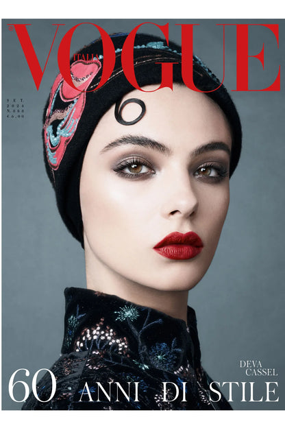 Lot de 6 couvertures par VOGUE ITALIA - 6 couvertures de collection pour le 60ème anniversaire