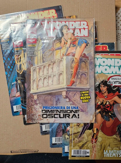 Set 7 fumetti di Wonder Woman da 1 a 7 (Copertina disegnata da Milo Manara) DC Universe (Copia)