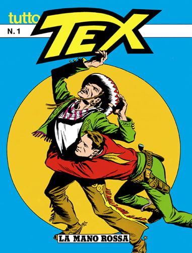 Fumetto Tutto Tex Willer numero n. 1 LA MANO ROSSA Ristampa Usati 1985 £ 2.000