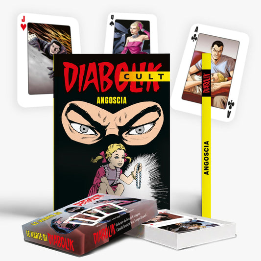 Fumetto DIABOLIK Cult "Angoscia" + Gadget Le carte da poker - Karte 2026
