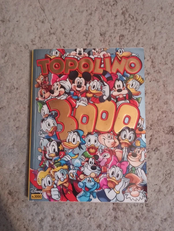 Κόμικ TOPOLINO τ. 3000 Συλλεκτικό Variant Gold Cover Χρυσό Εξώφυλλο Σπάνιο