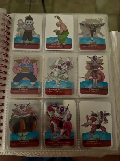Raccoglitore con 117 Cards Edibas Lamincards Dragonball Z - Serie Argento