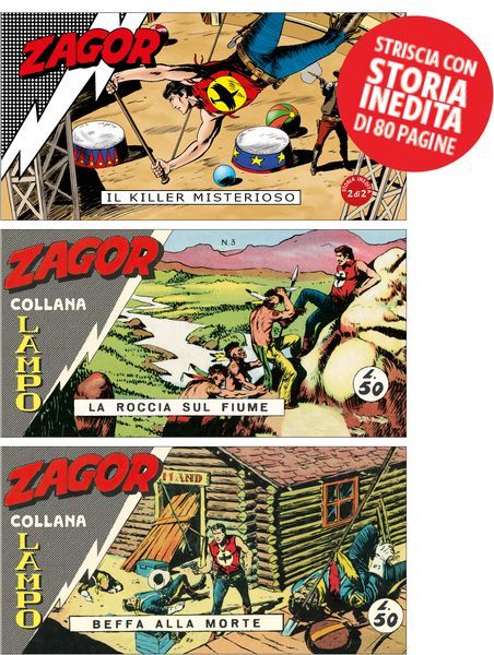 Ristampa Anastatica delle Strisce di ZAGOR