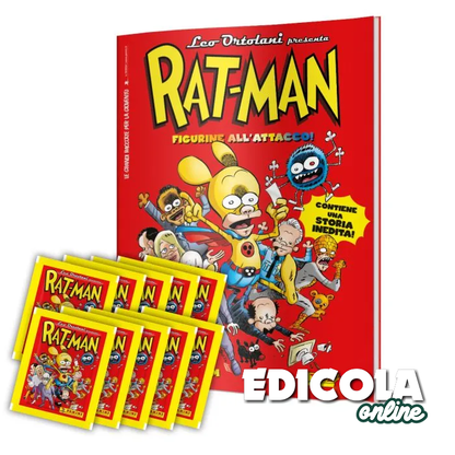 Set Album e/o Bustine di Figurine Sticker RAT-MAN Ratman