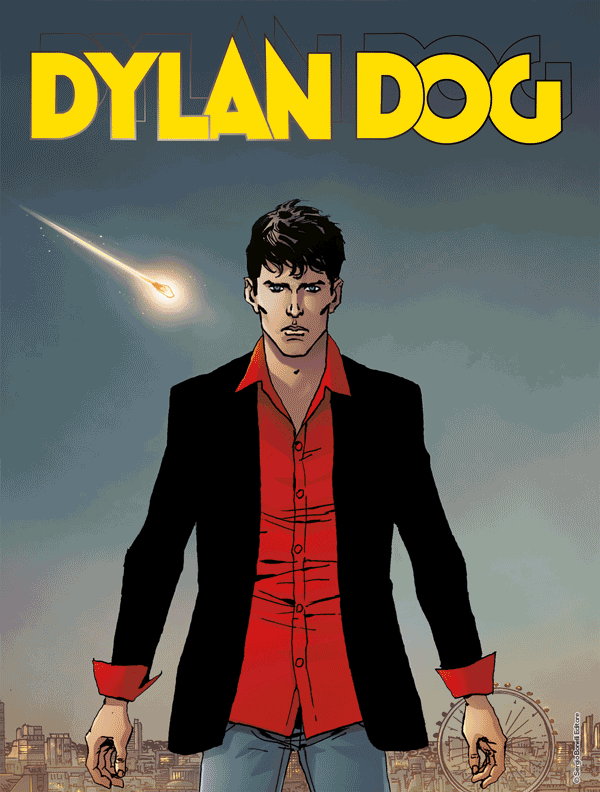 DYLAN DOG 387 Comic Cover VARIANT Sammlerstück Original seltene Lucca Comics
