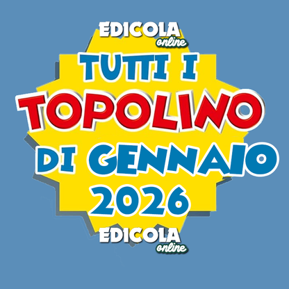 Set fumetti TOPOLINO - Pack Gennaio 2026