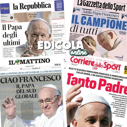 Giornali Edizione speciale Commemorativa della Morte di Papà Francesco