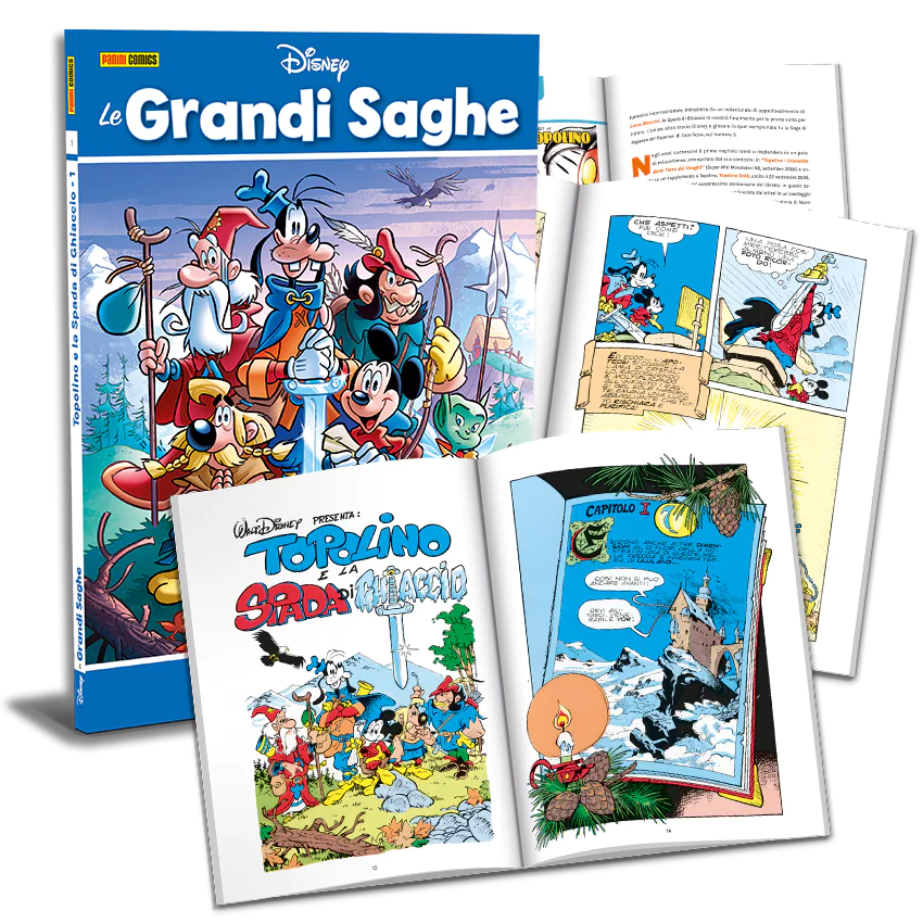 Mickey Mouse and the Ice Sword - The Great Sagas Nos. 1-2-3 - Disney Panini Comics