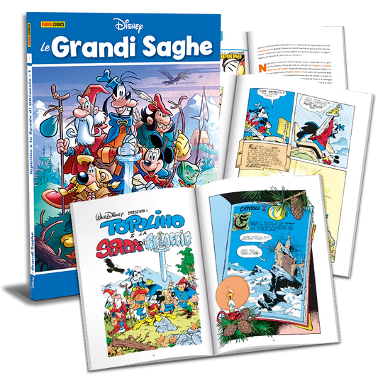 Topolino e la Spada di Ghiaccio - Le GRANDI SAGHE n. 1-2-3 - Disney Panini Comics