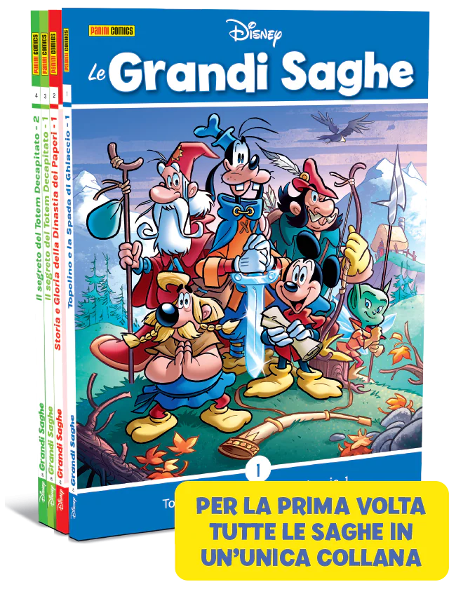 Mickey Mouse and the Ice Sword - The Great Sagas Nos. 1-2-3 - Disney Panini Comics